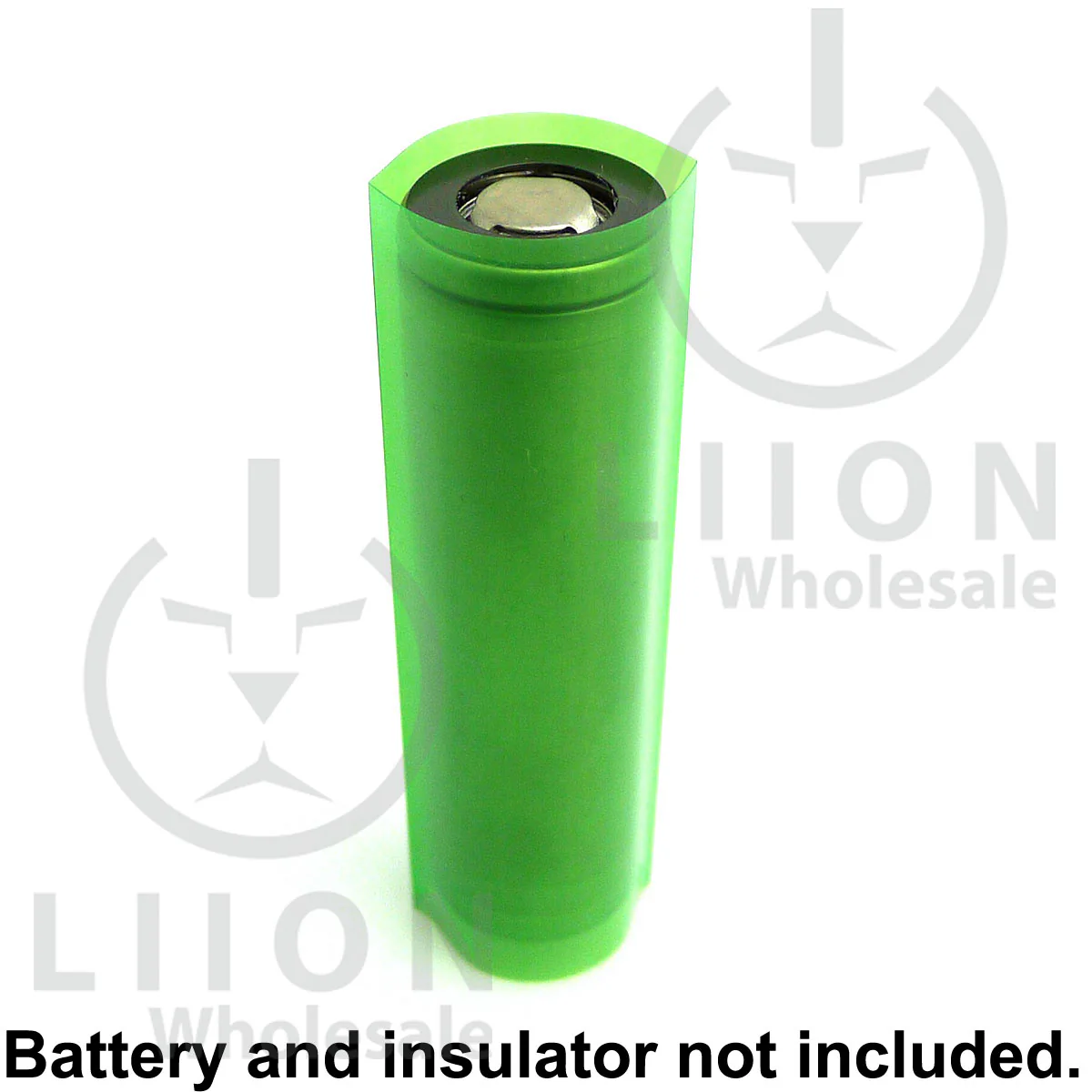 18650 PVC Heat Shrink Wraps - 10 pack - Transparent Green - Image 2