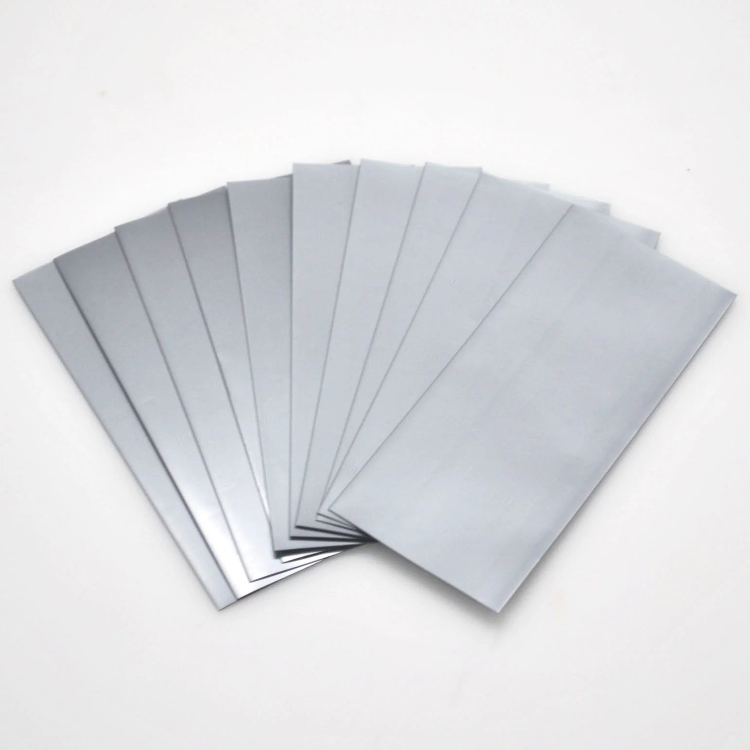 21700 PVC Heat Shrink Wraps - 10 pack - Silver