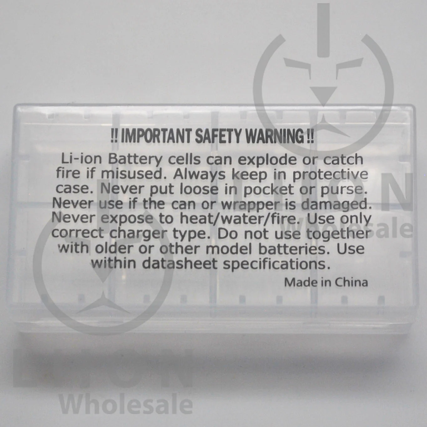 Battery Case for two 18650 or four 18350 batteries - Image 3