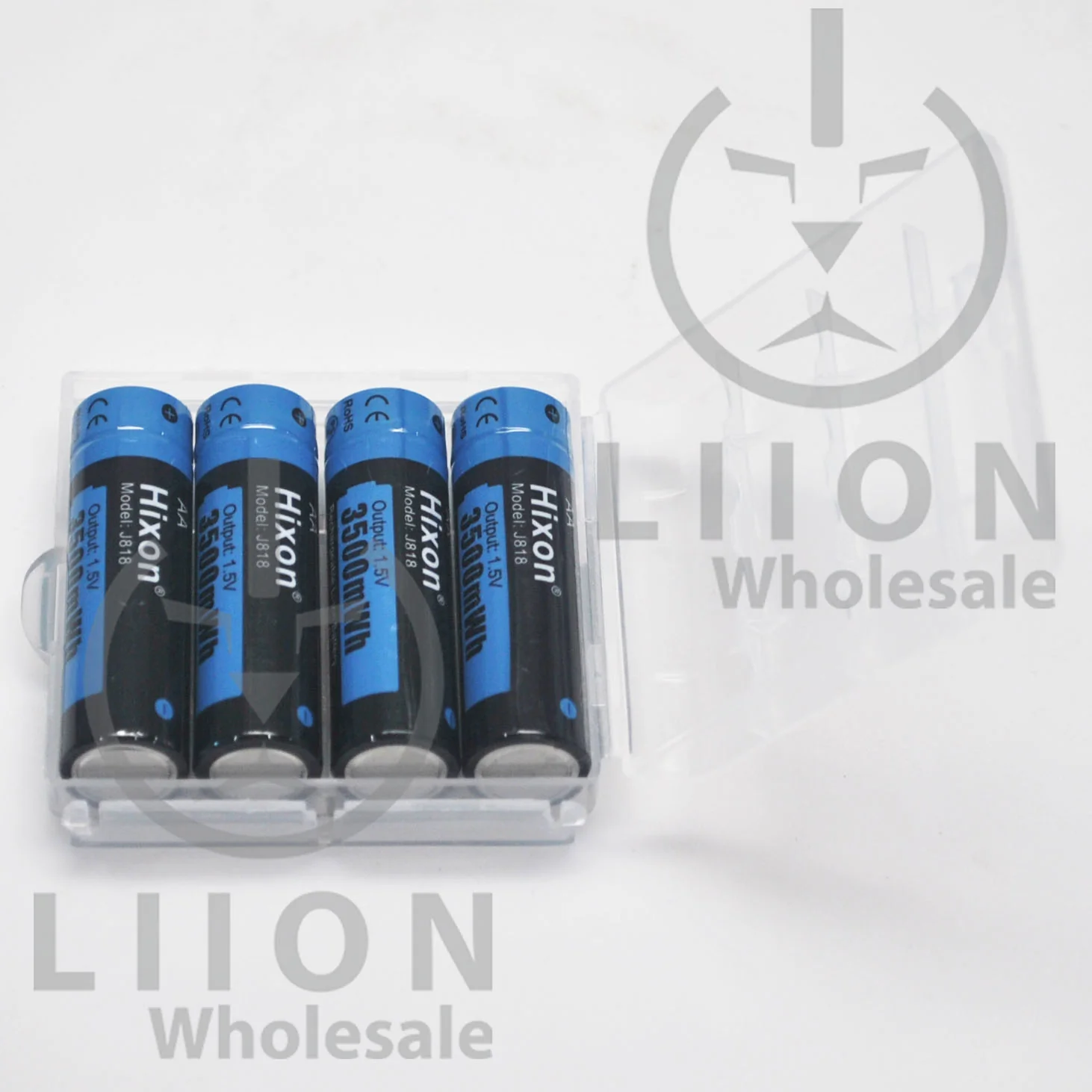 Hixon AA Size Button Top 3500mWh 1.5V 4 Pack Battery Kit - Image 5