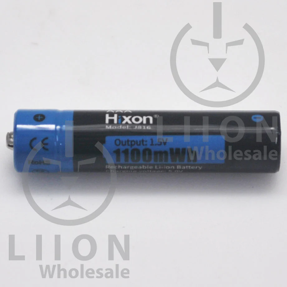 Hixon AAA Size Button Top 1100mWh 1.5V 4 Pack Battery Kit - Image 2