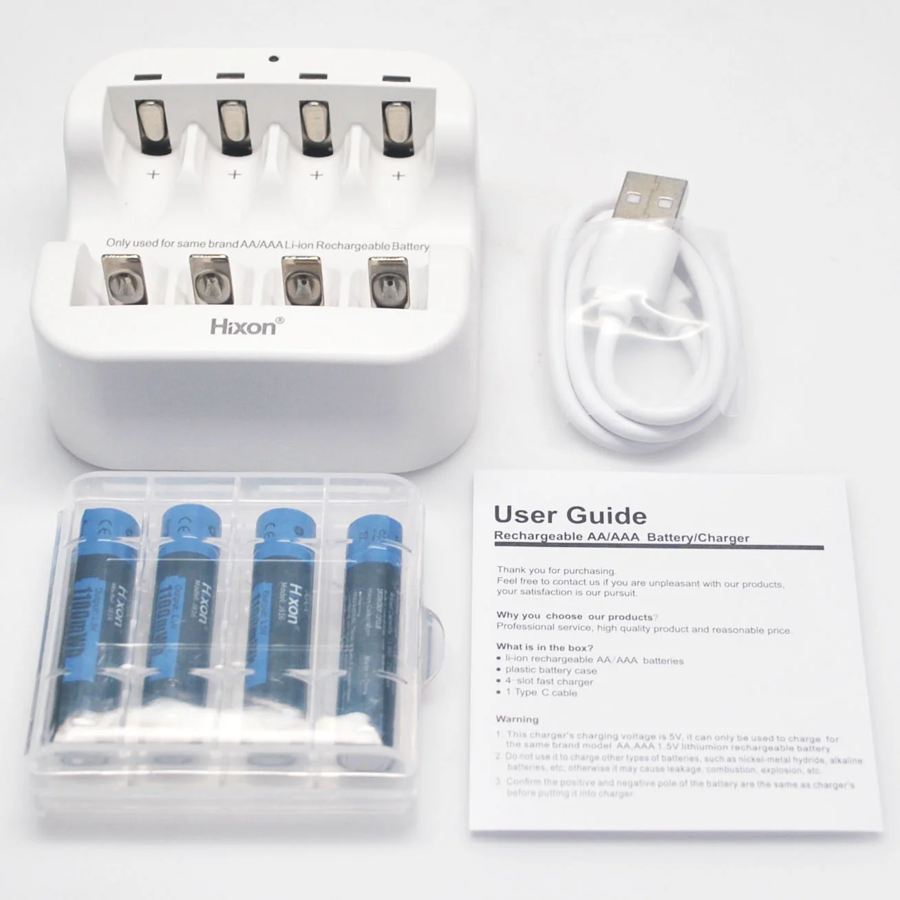 Hixon AAA Size Button Top 1100mWh 1.5V 4 Pack Battery Kit - Image 6