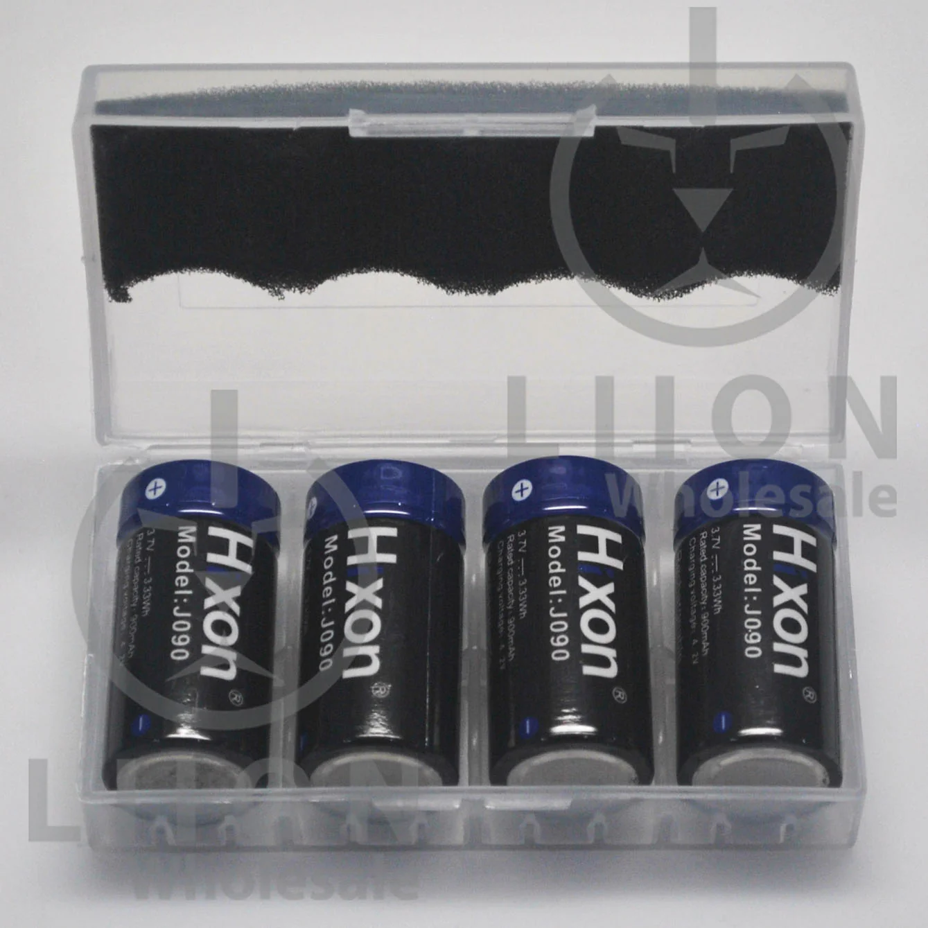 Hixon RCR123A Button Top 900mAh 3.7V 4 Pack Battery Kit - Image 5