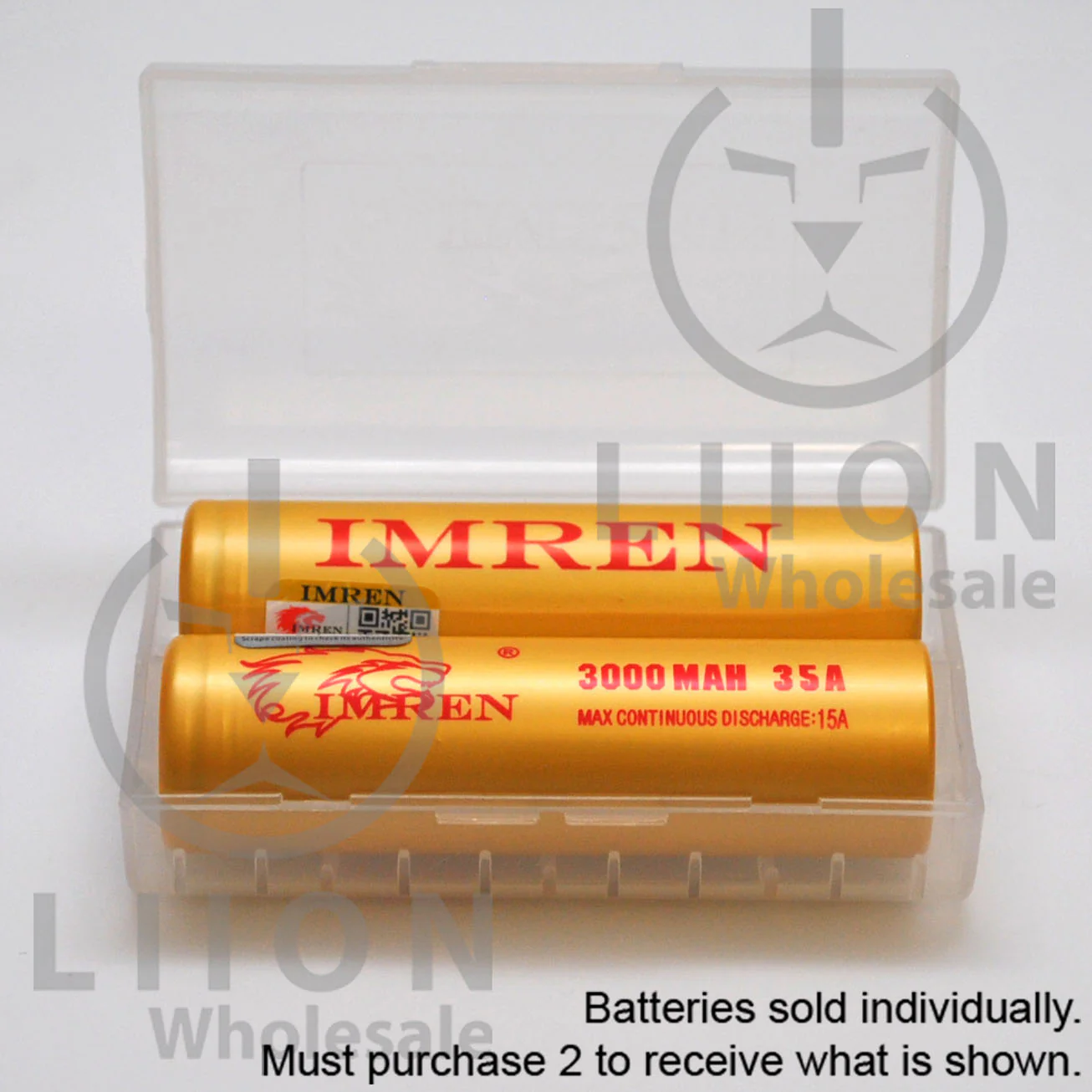 IMREN 18650 3000mAh 15A/35A Flat Top Battery - Genuine - Wholesale Discount - Image 5