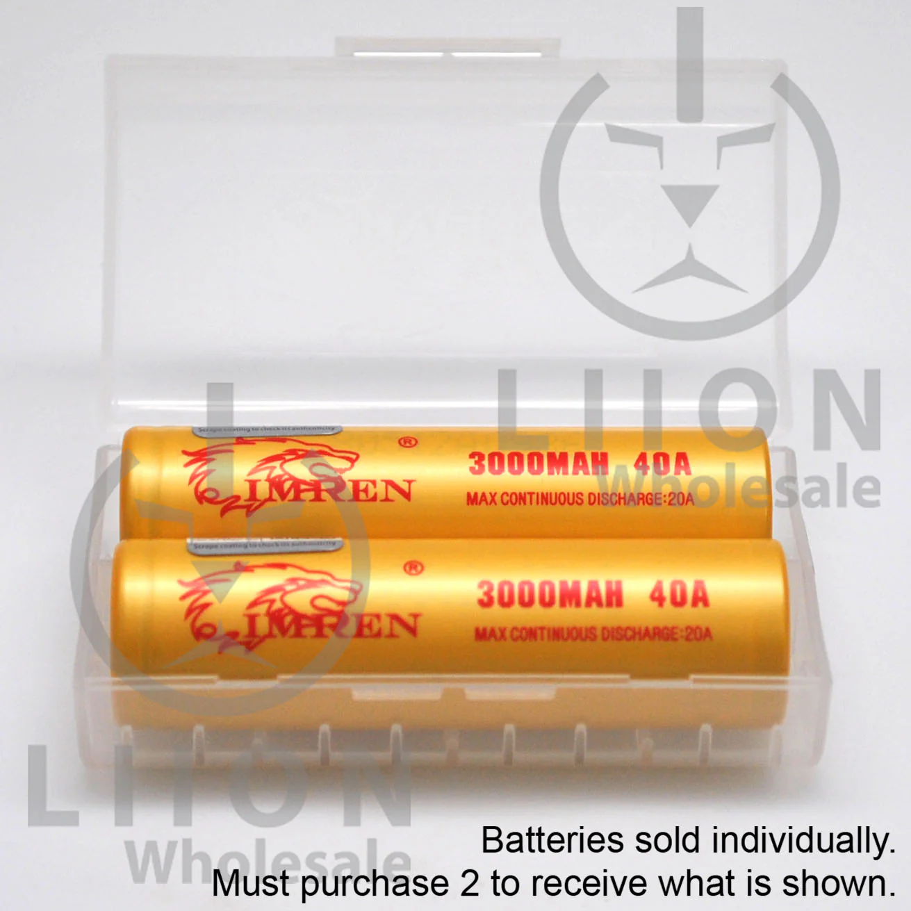 IMREN 18650 3000mAh 20A/40A Flat Top Battery - Genuine - Wholesale Discount - Image 5