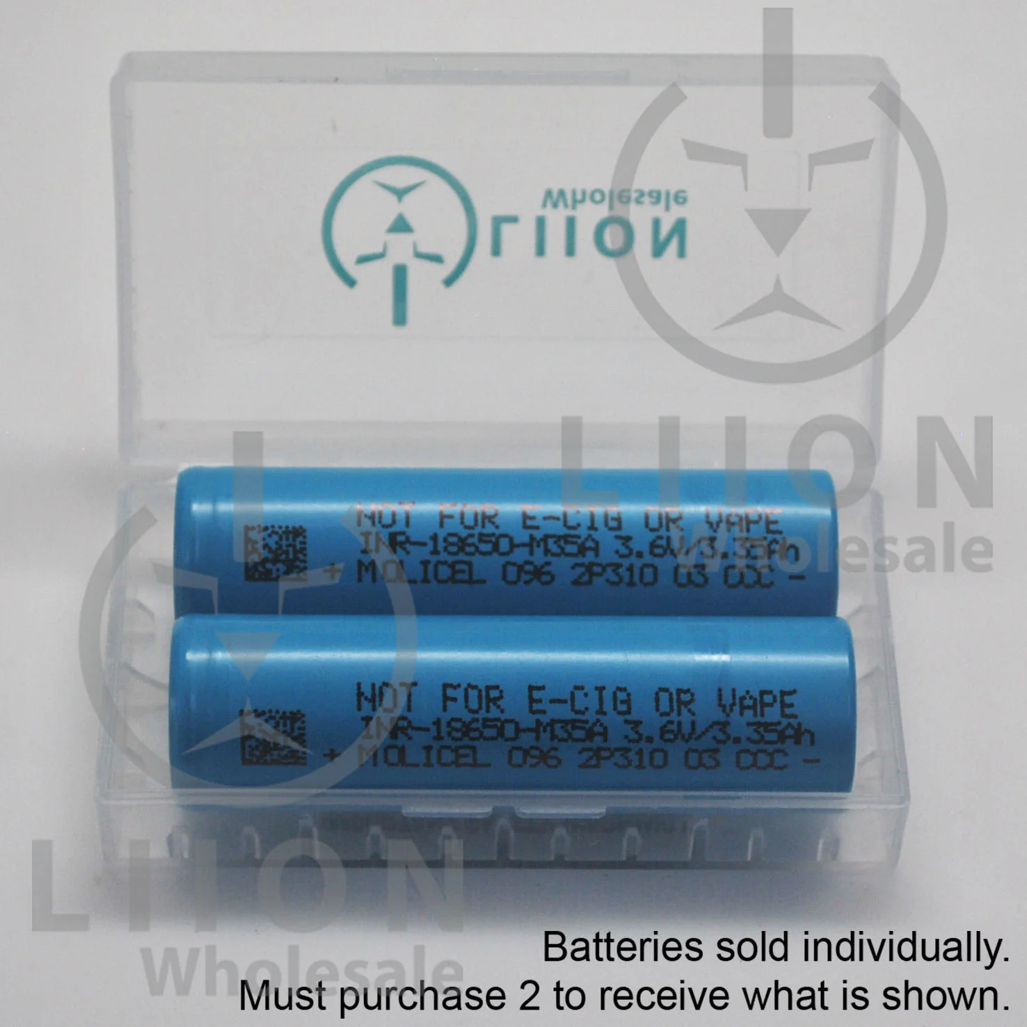 Molicel/NPE INR-18650-M35A 10A 3500mAh Flat Top 18650 Battery - Authorized Distributor - Image 5