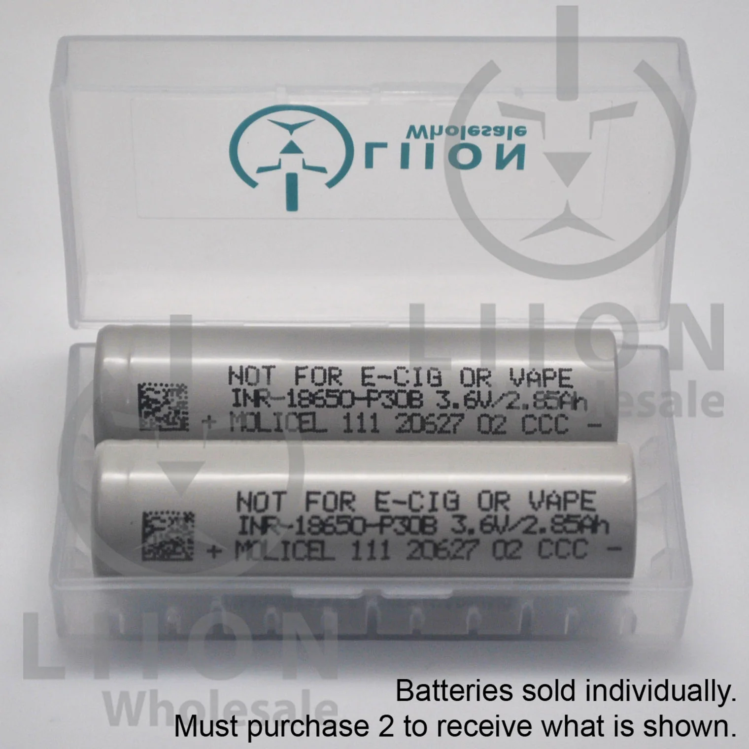 Molicel/NPE INR-18650-P30B 30A 3000mAh Flat Top 18650 Battery - Authorized Distributor - Image 5