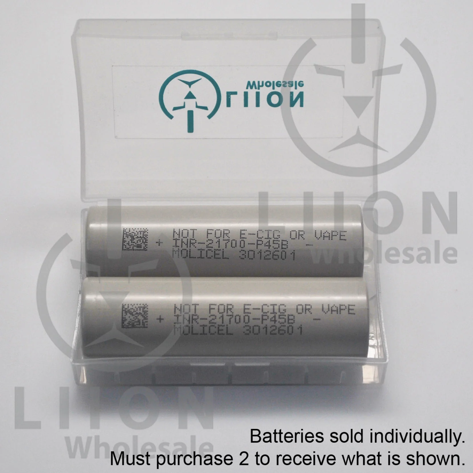 Molicel/NPE INR-21700-P45B 45A 4500mAh Flat Top 21700 Battery - Authorized Distributor - Image 5