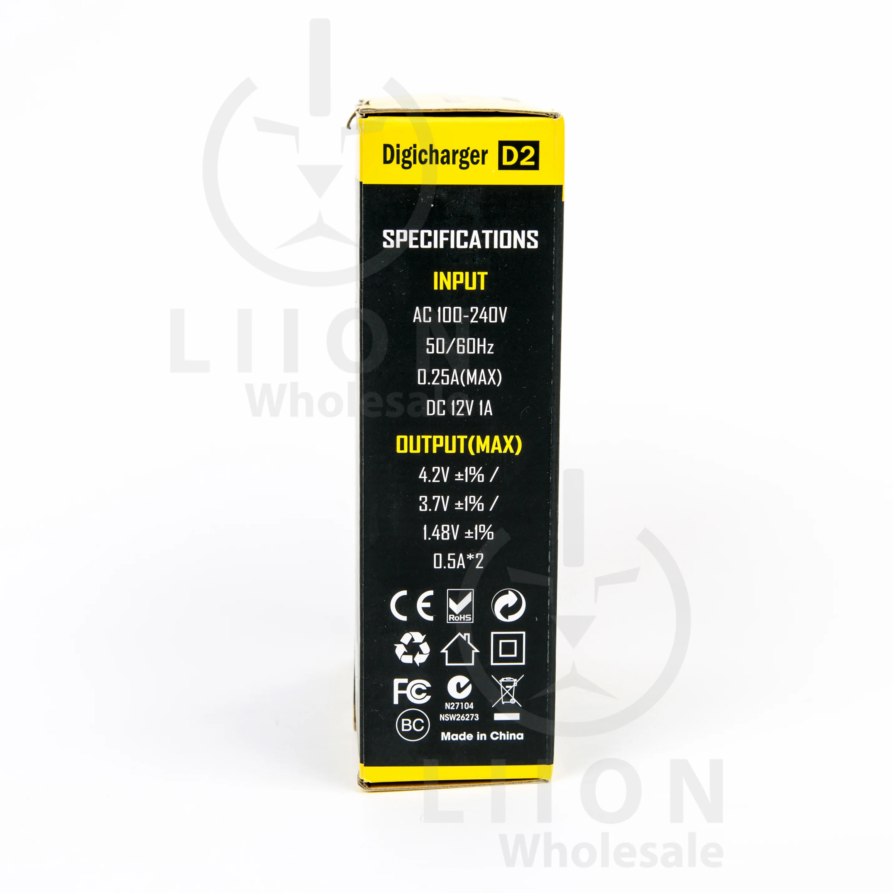 Nitecore D2 2-bay Digital Lithium Ion Battery Charger - Image 4