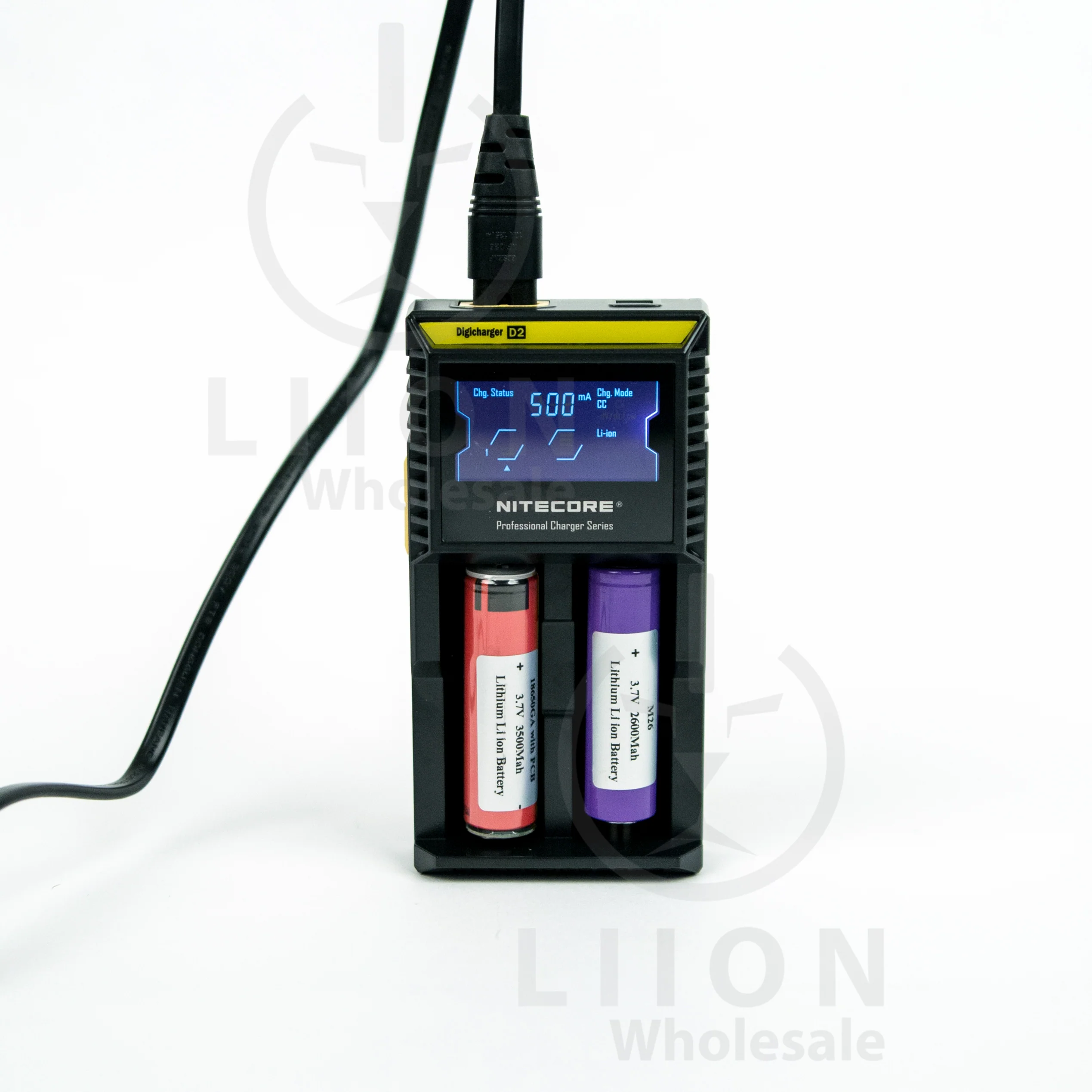 Nitecore D2 2-bay Digital Lithium Ion Battery Charger - Image 8