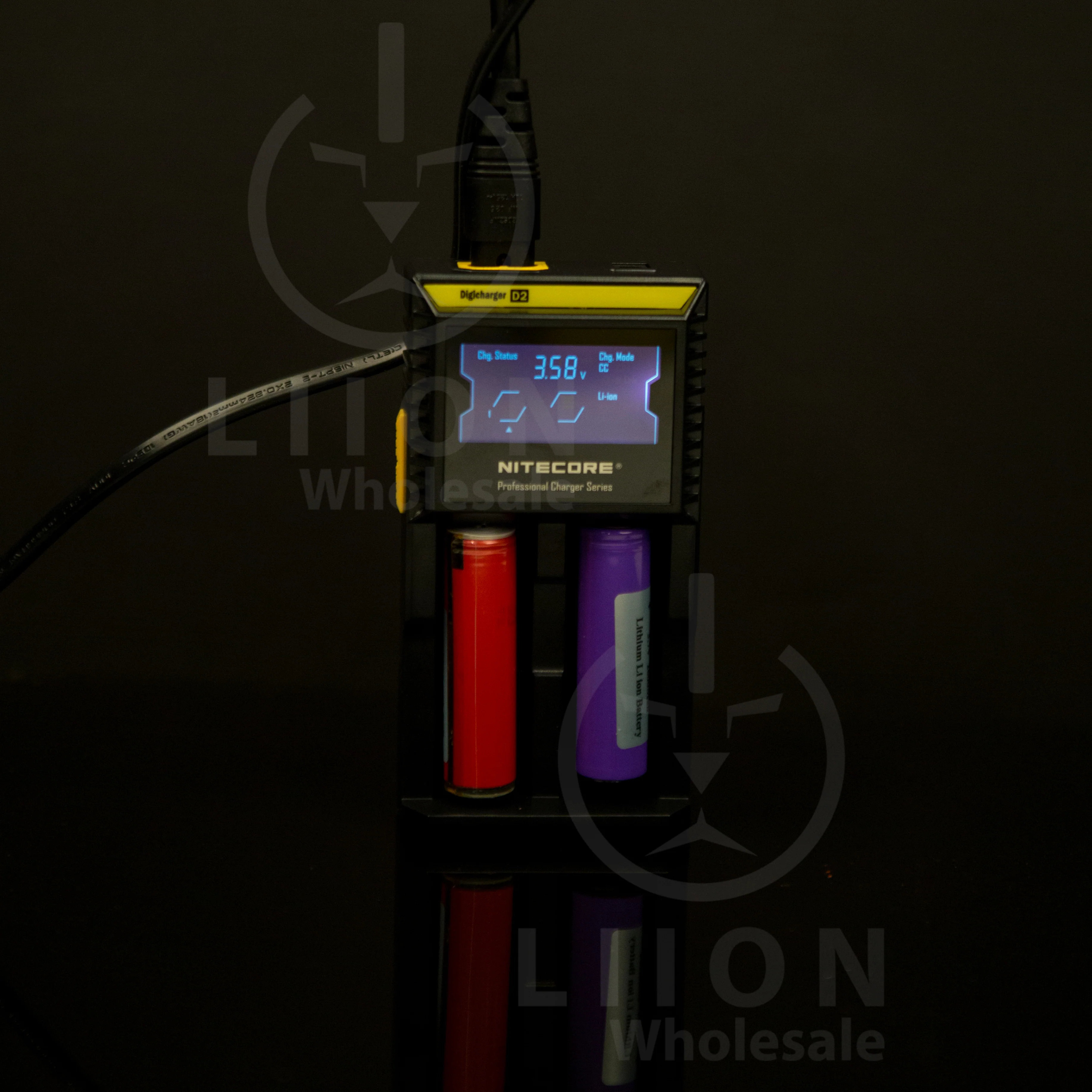 Nitecore D2 2-bay Digital Lithium Ion Battery Charger - Image 9