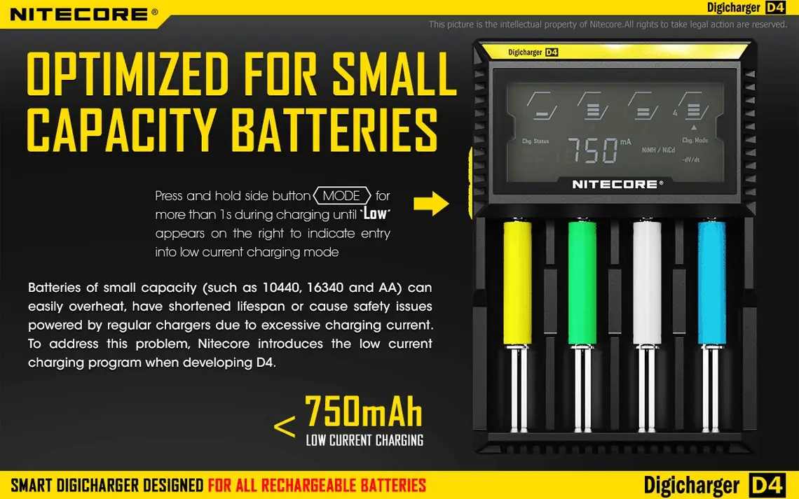 Nitecore D4 4-bay Digital Lithium Ion Battery Charger - Wholesale Discount - Image 7
