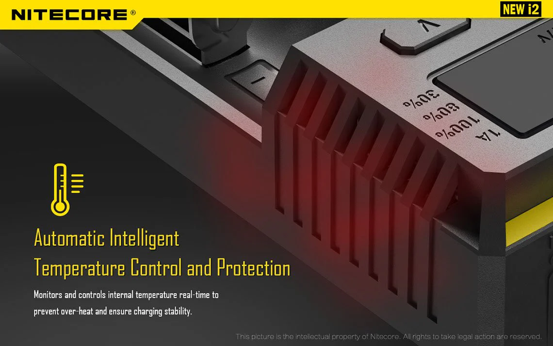 Nitecore New I2 2 Bay Li-ion Battery Charger - Image 12