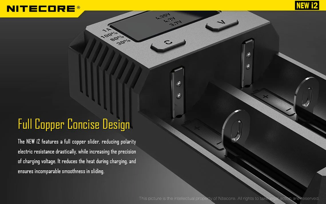 Nitecore New I2 2 Bay Li-ion Battery Charger - Image 13