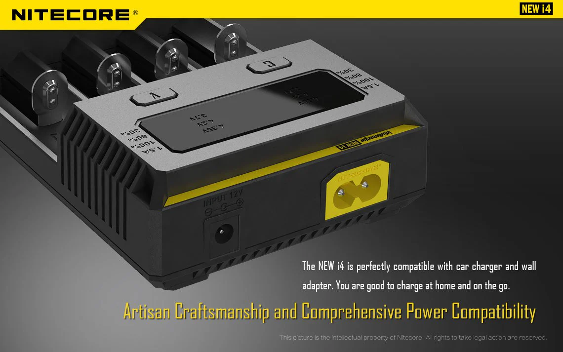 Nitecore Intellicharger New I4 4 Bay Li-ion Battery Charger - Image 17