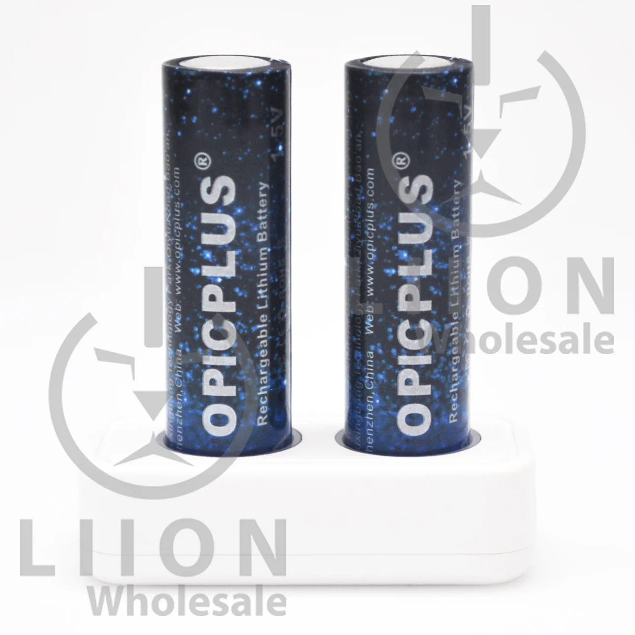 OpicPlus AA Size Button Top 2800mWh 1.5V Battery Kit with charger - Image 5