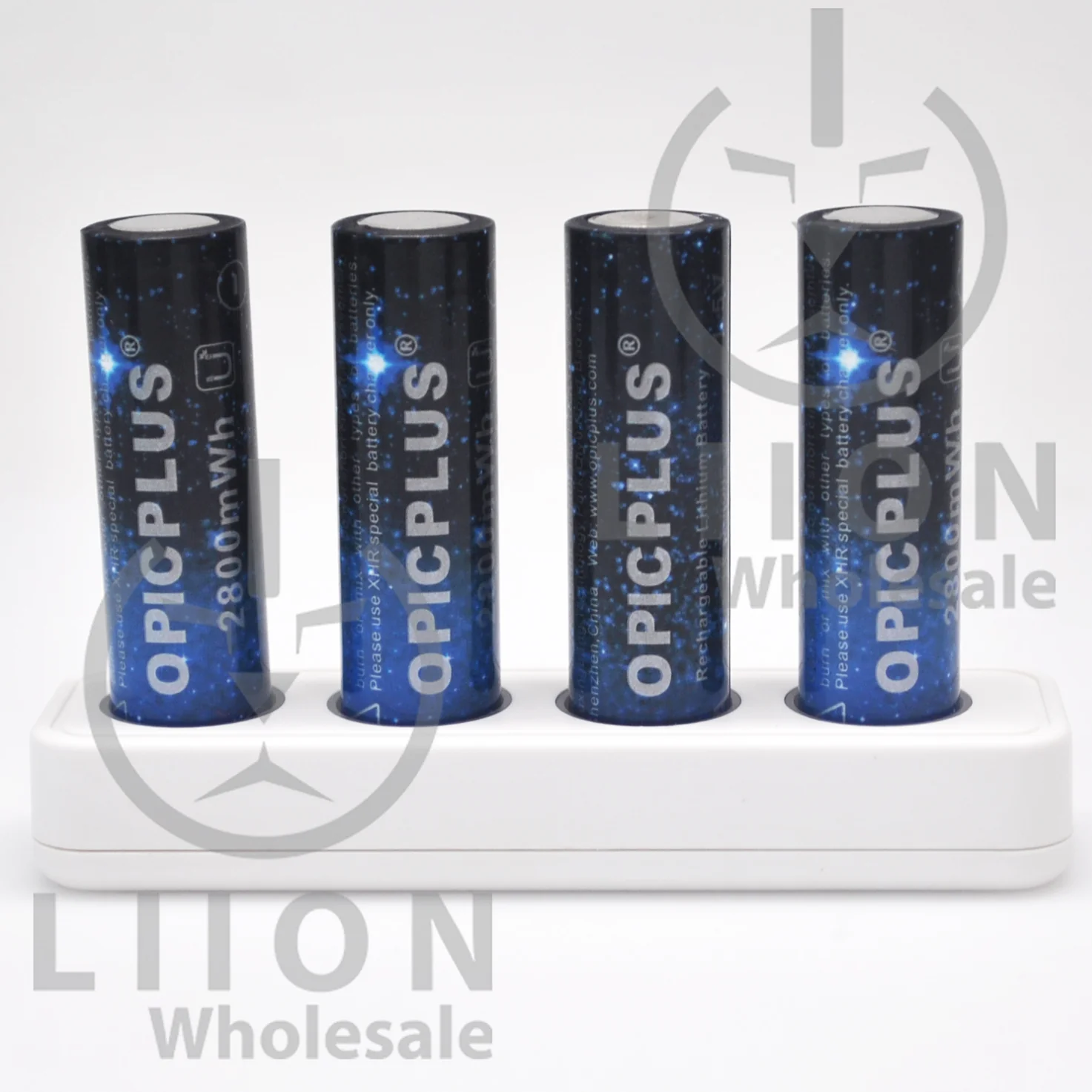 OpicPlus AA Size Button Top 2800mWh 1.5V Battery Kit with charger - Image 8