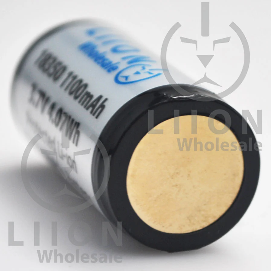 Protected 1100mAh 10A 18350 Button Top Battery - Wholesale Discount - Image 4