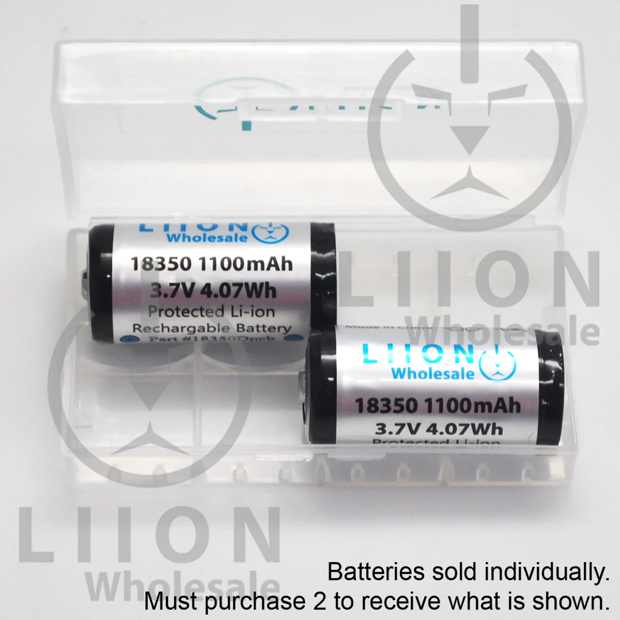 Protected 1100mAh 10A 18350 Button Top Battery - Wholesale Discount - Image 5
