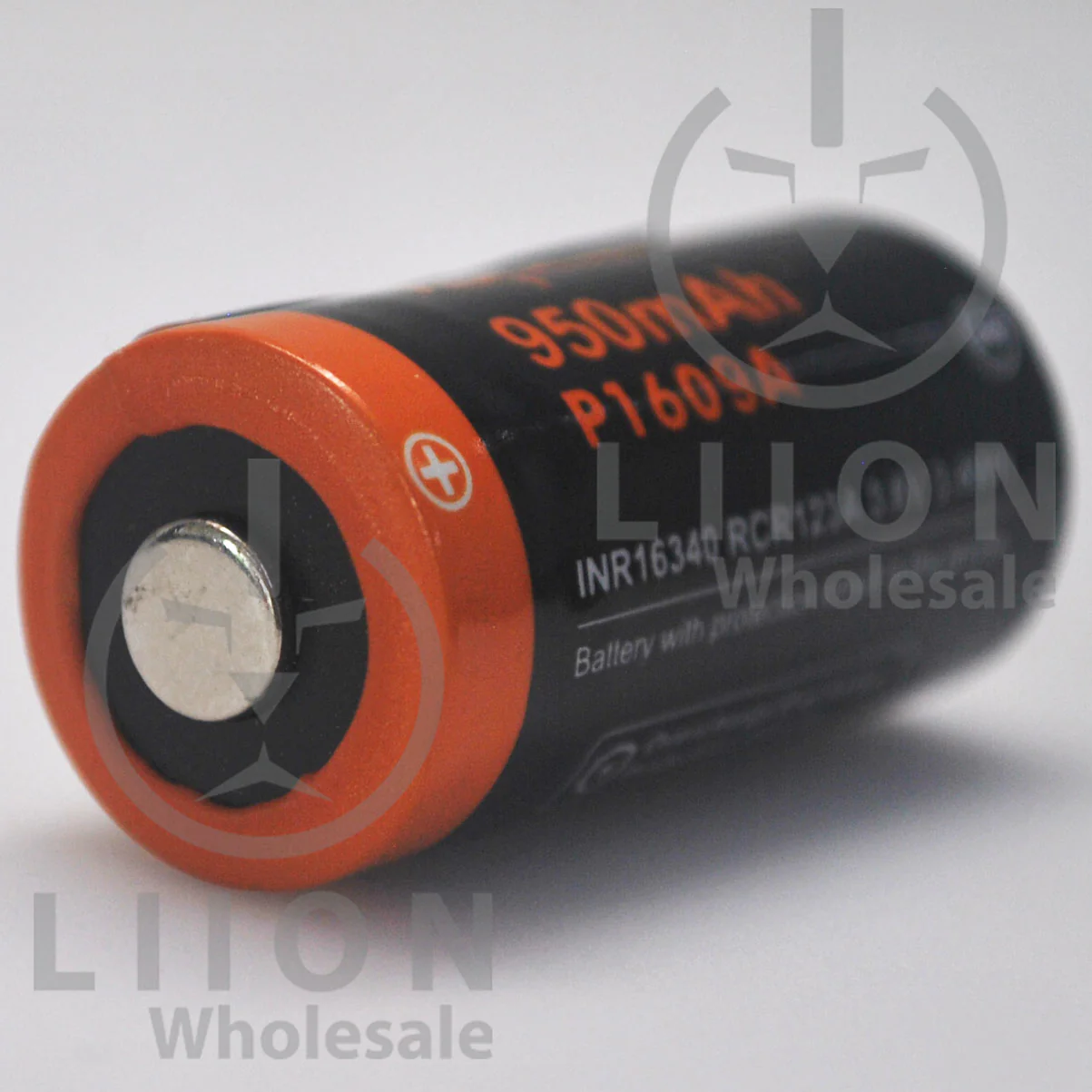 Protected Vapcell P1609A 16340 3A Button Top 950mah Battery - Genuine - Image 3