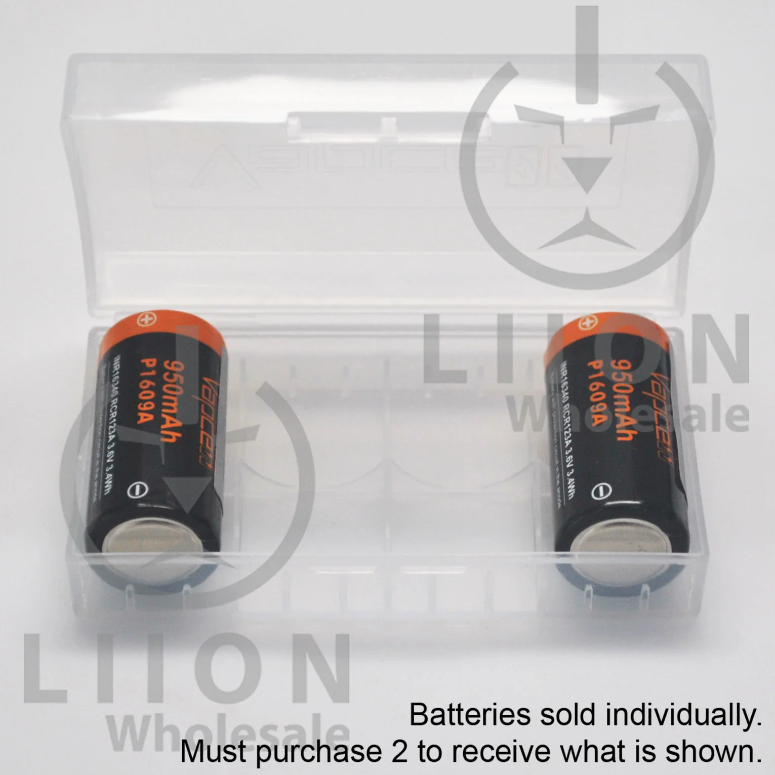 Protected Vapcell P1609A 16340 3A Button Top 950mah Battery - Genuine - Image 5