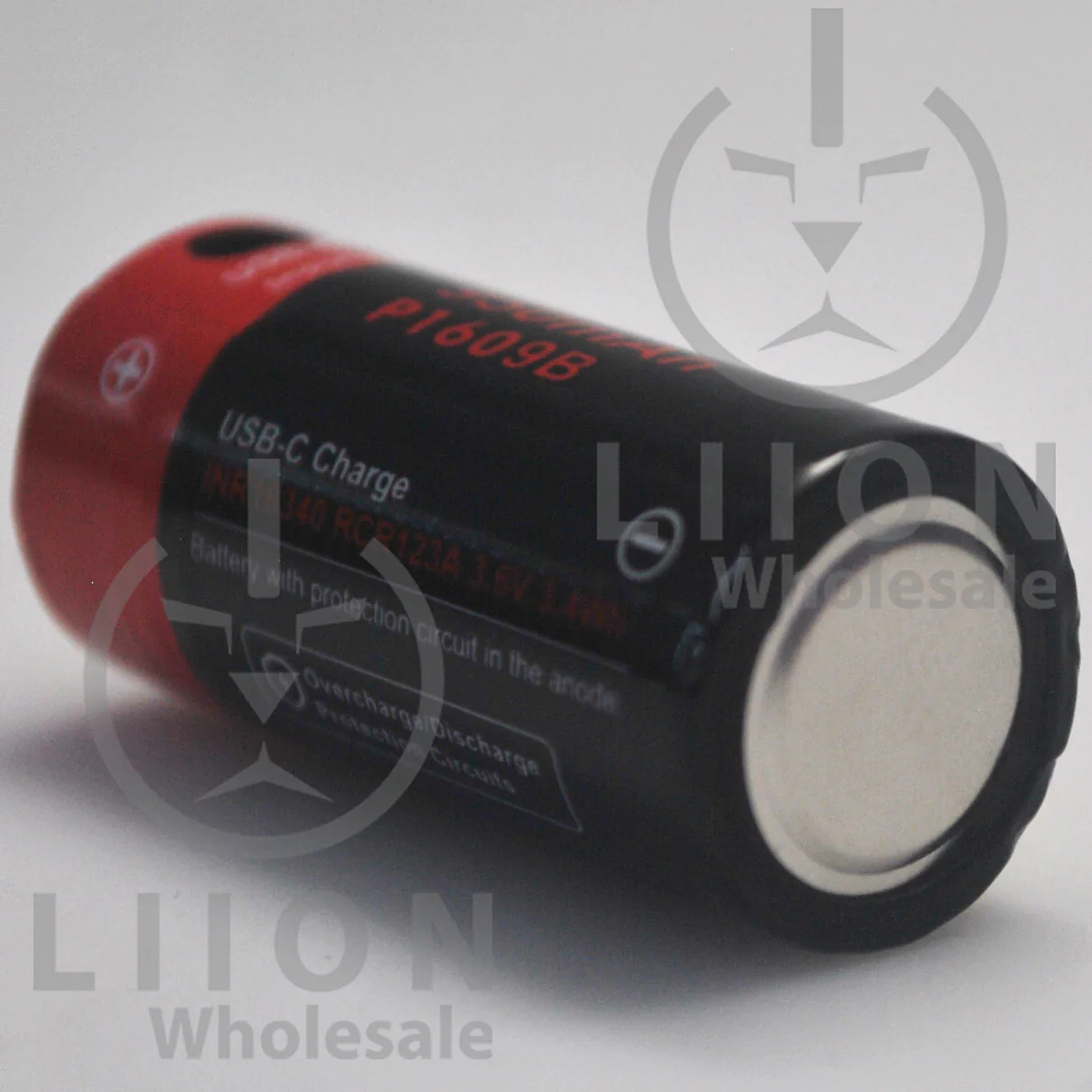 Protected Vapcell P1609B 16340 3A Button Top 950mah Battery - Genuine - Image 4