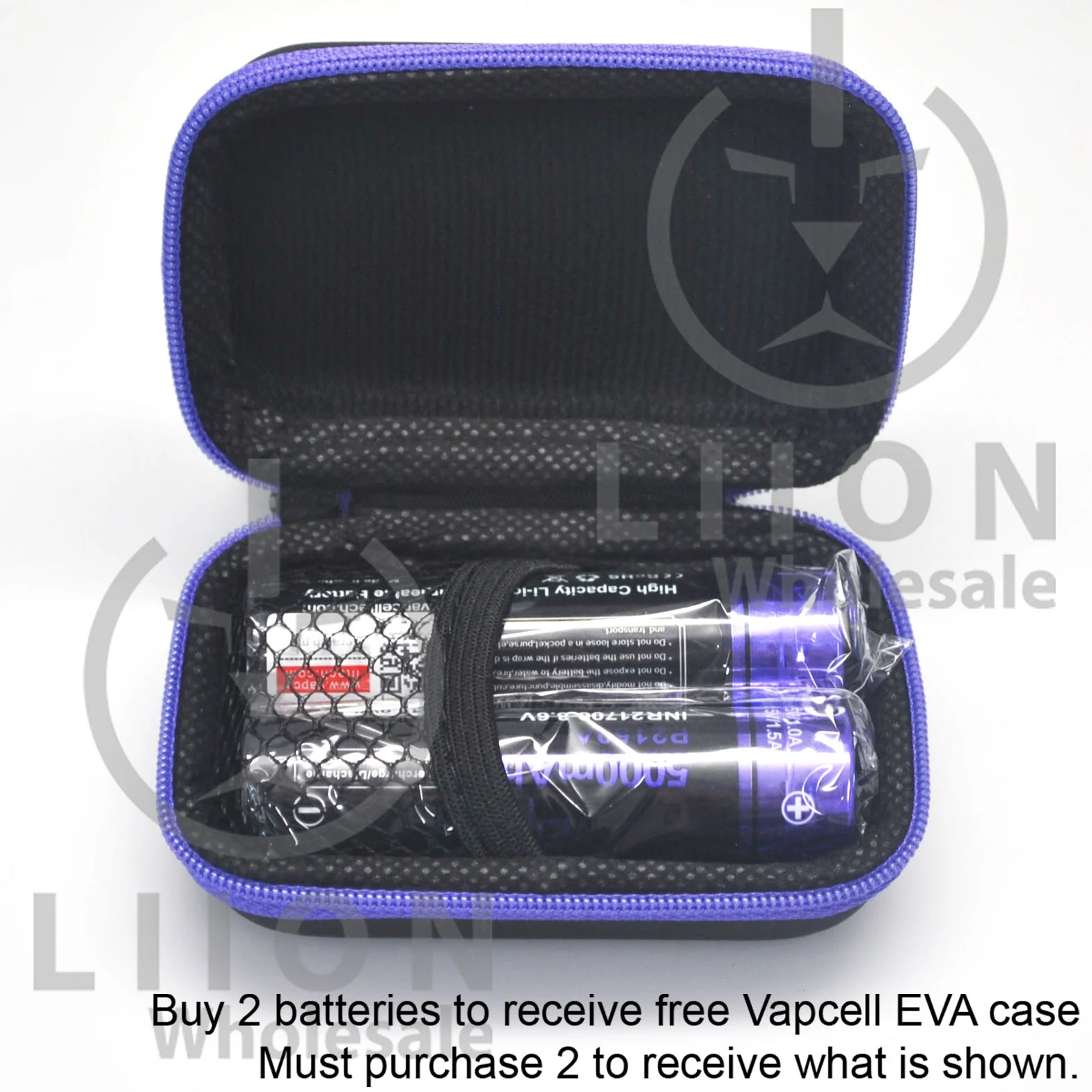 Protected Vapcell P2150A 21700 10A Button Top 5000mah USB Battery - Genuine - Image 5