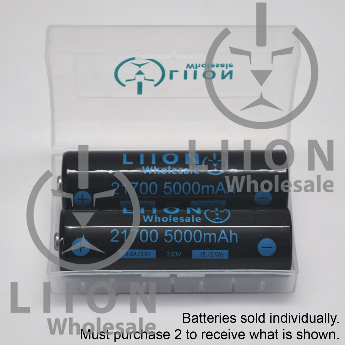 Button Top 21700 9.8A 5000mAh Unprotected Battery - Image 5