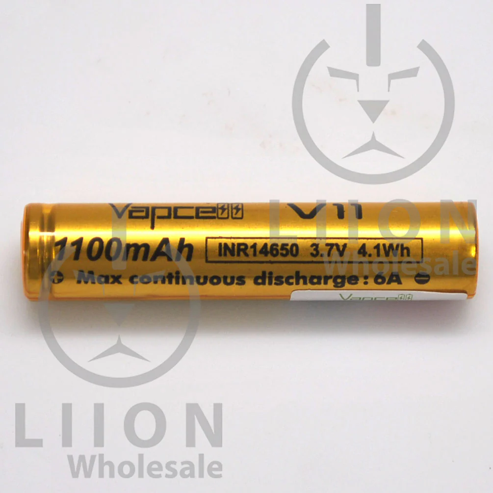 Vapcell 14650 6A Flat Top 1100mAh Battery - Genuine - Image 2