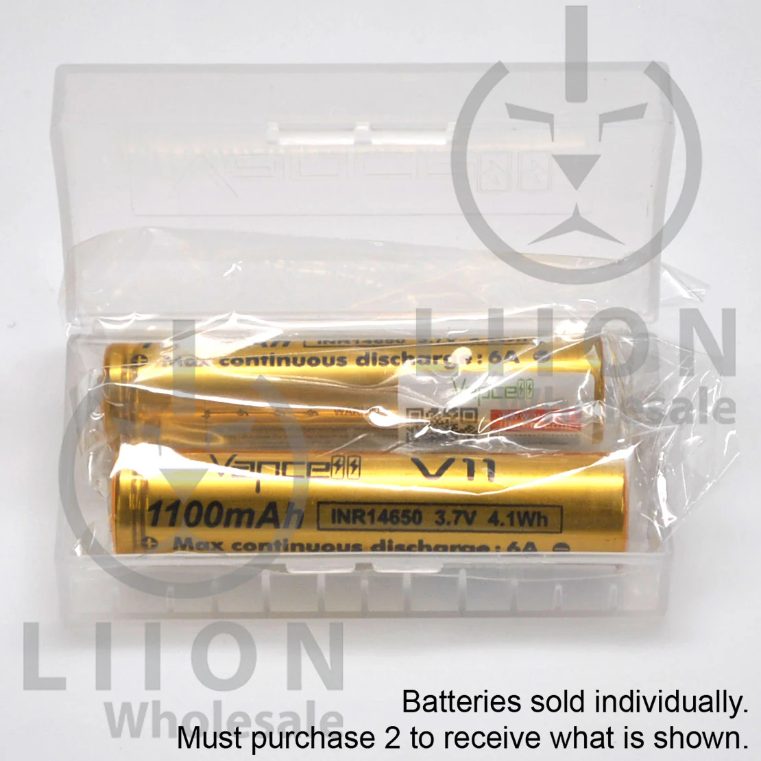 Vapcell 14650 6A Flat Top 1100mAh Battery - Genuine - Image 5