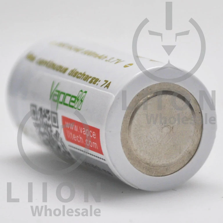 Vapcell 16340 7A Button Top 800mAh Battery - Genuine - Image 4