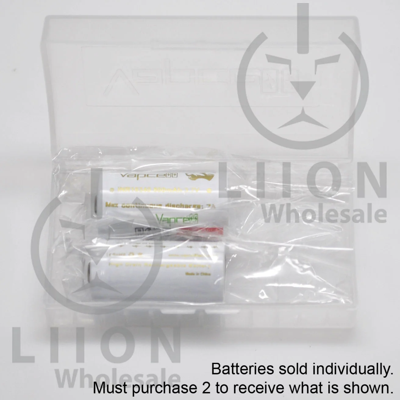 Vapcell 16340 7A Button Top 800mAh Battery - Genuine - Image 5