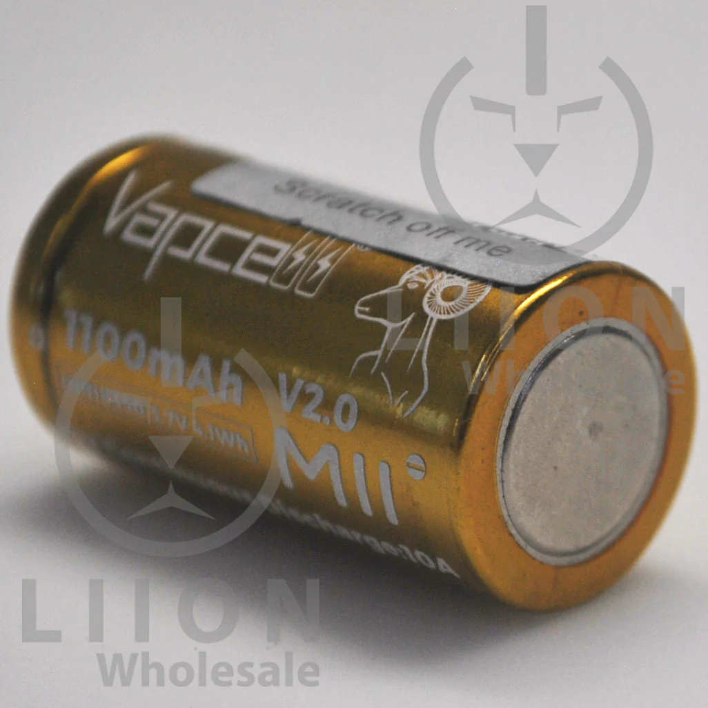 Vapcell M11 18350 10A Flat Top 1100mAh Battery - Genuine - Image 4
