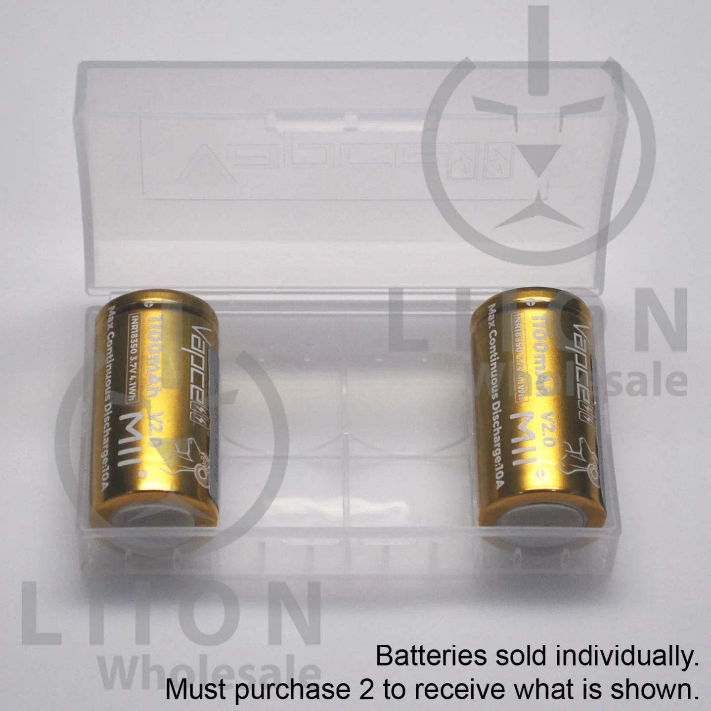 Vapcell M11 18350 10A Flat Top 1100mAh Battery - Genuine - Image 5