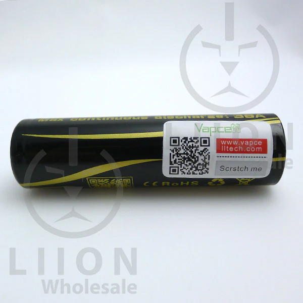 Vapcell 18650 2000mAh 38A Battery Flat Top - Genuine - Image 5