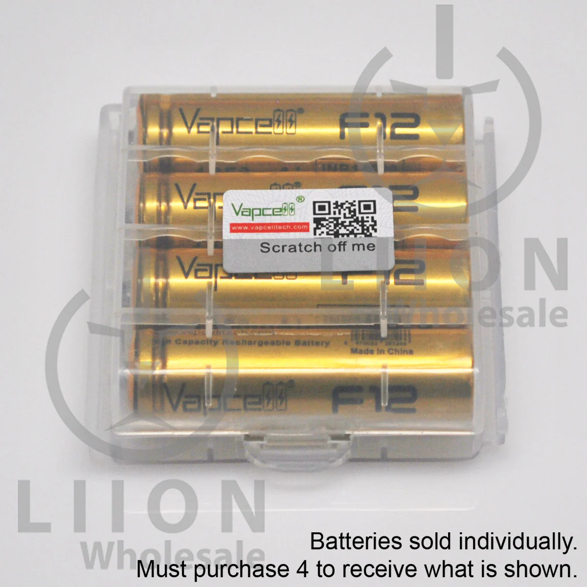 Vapcell F12 14500 3A Button Top 1250mAh Battery - Genuine - Image 6