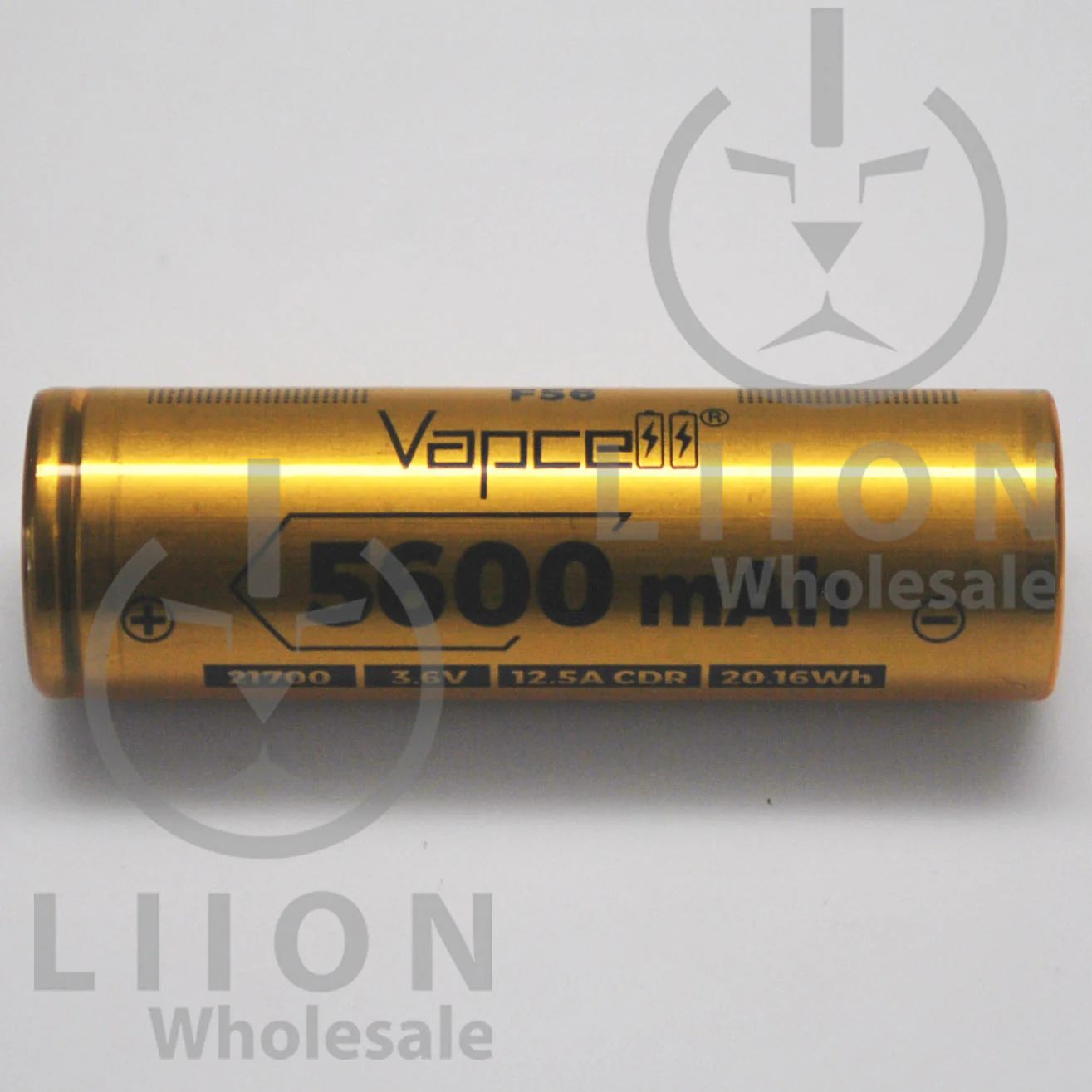 Vapcell F56 21700 12.5A Flat Top 5600mAh Battery - Genuine - Image 2