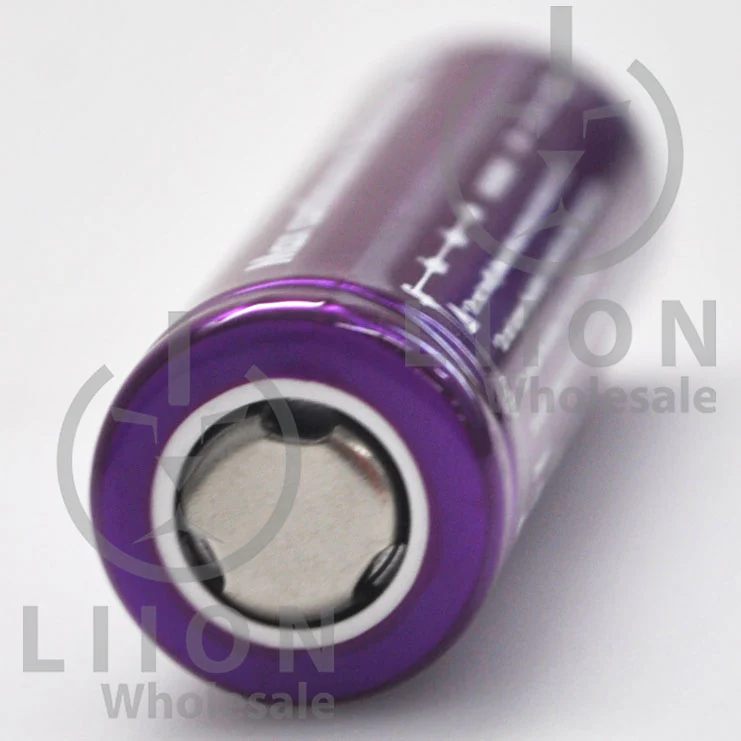 Vapcell H10 14500 Purple/White 10A Flat Top 1000mAh Battery - Genuine - Image 3
