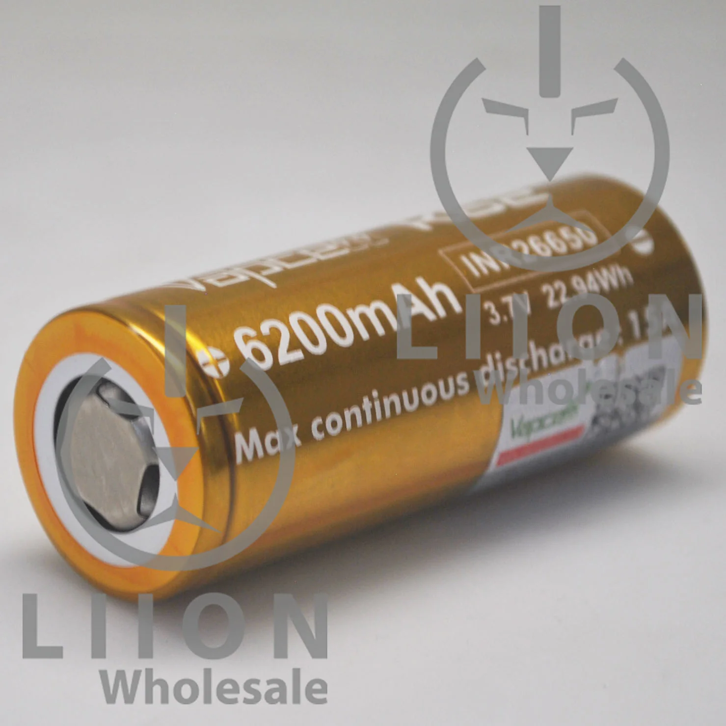 Vapcell K62 26650 15A Flat Top 6200mAh Battery - Genuine - Image 3