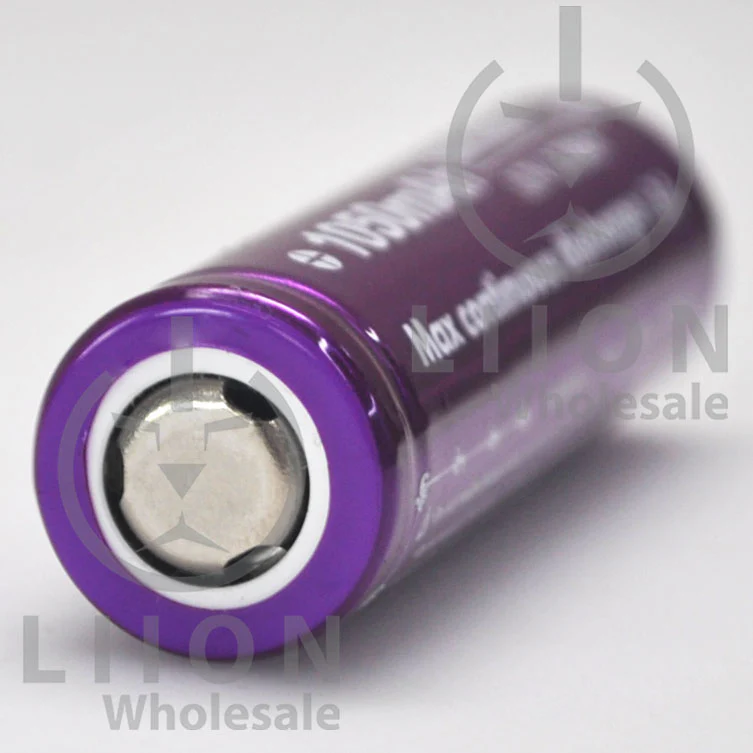 Vapcell L10 14500 Purple/White 3A Flat Top 1050mAh Battery - Genuine - Image 3