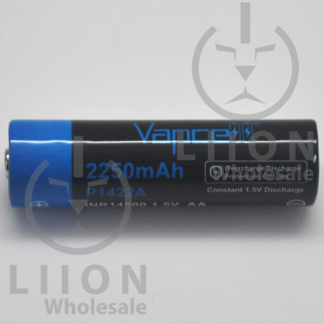 Vapcell P1422A Protected Lithium Ion AA 1.5V Battery with USB port - Genuine - Image 3