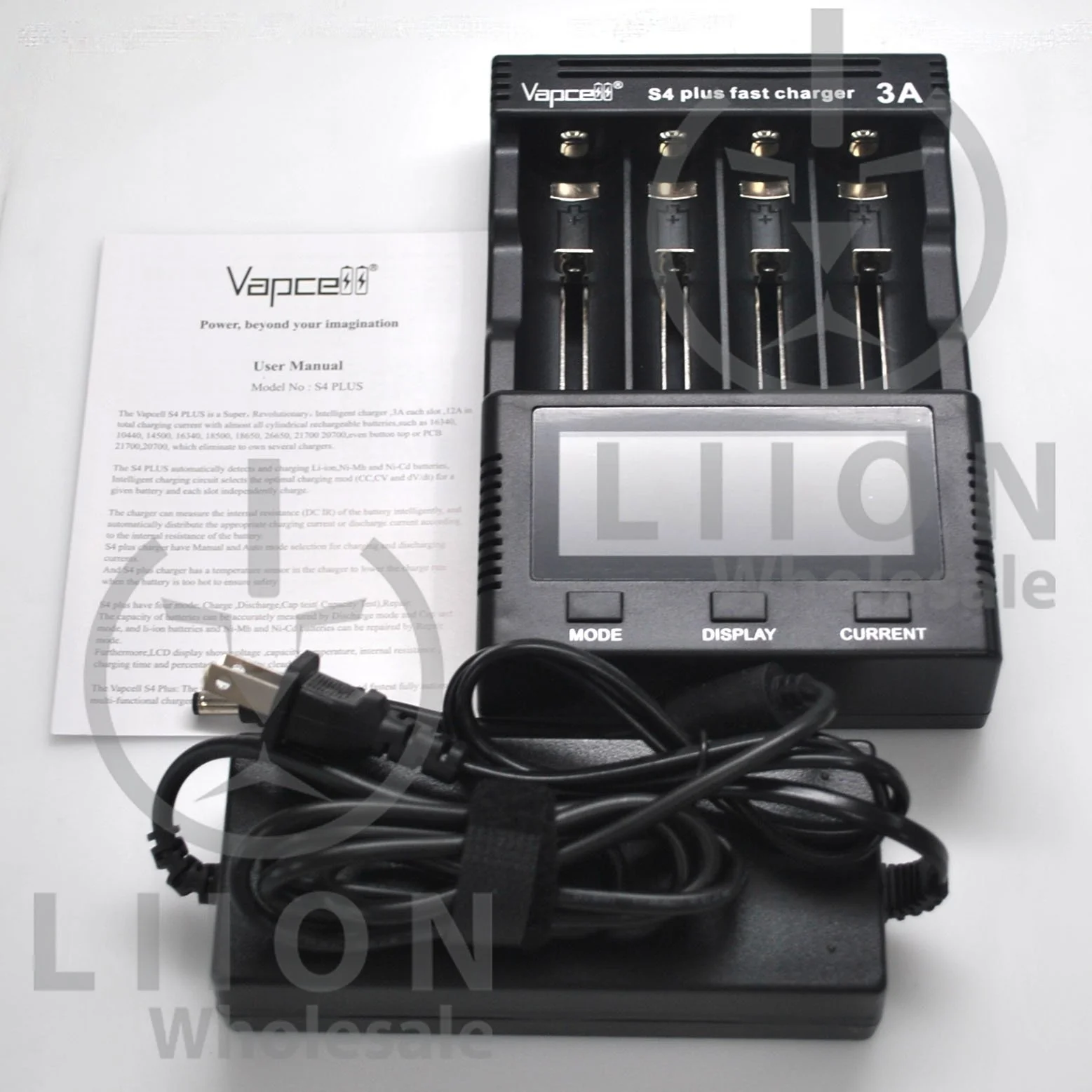 Vapcell S4 Plus Battery Charger and Battery Discharge Tester - Wholesale Discount - Image 4