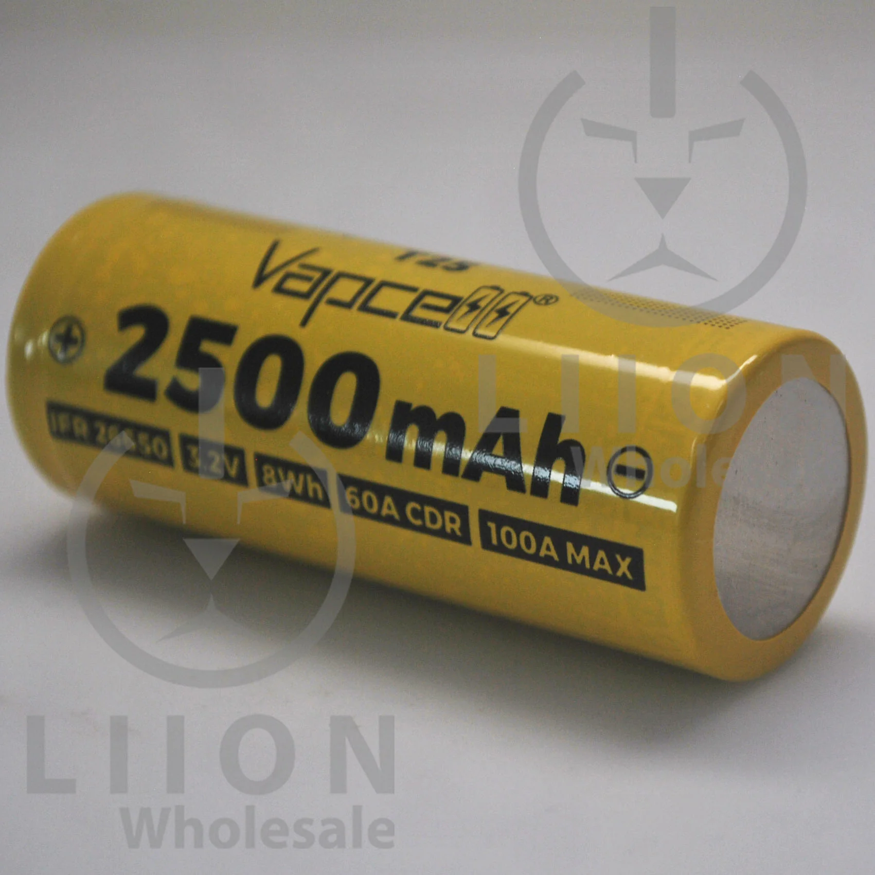 Vapcell T25 LiFePO4 IFR26650 60A/100A Flat Top 2500mAh Battery - Genuine - Image 4
