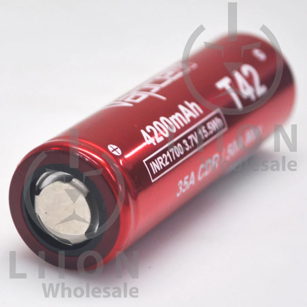 Vapcell T42 21700 35A/50A Flat Top 4200mAh Battery - Genuine - Wholesale Discount - Image 3