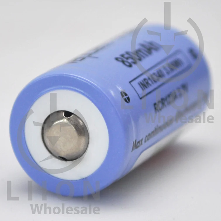 Vapcell T8 16340/RCR123A 3A Button Top 850mAh Battery - Genuine - Image 3