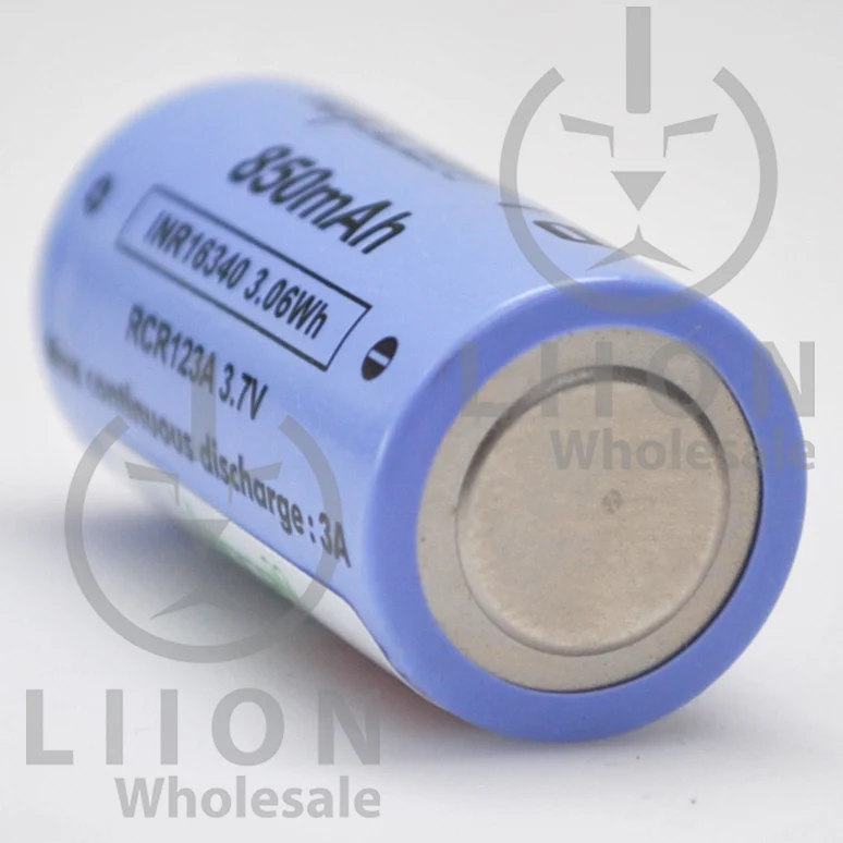 Vapcell T8 16340/RCR123A 3A Button Top 850mAh Battery - Genuine - Image 4