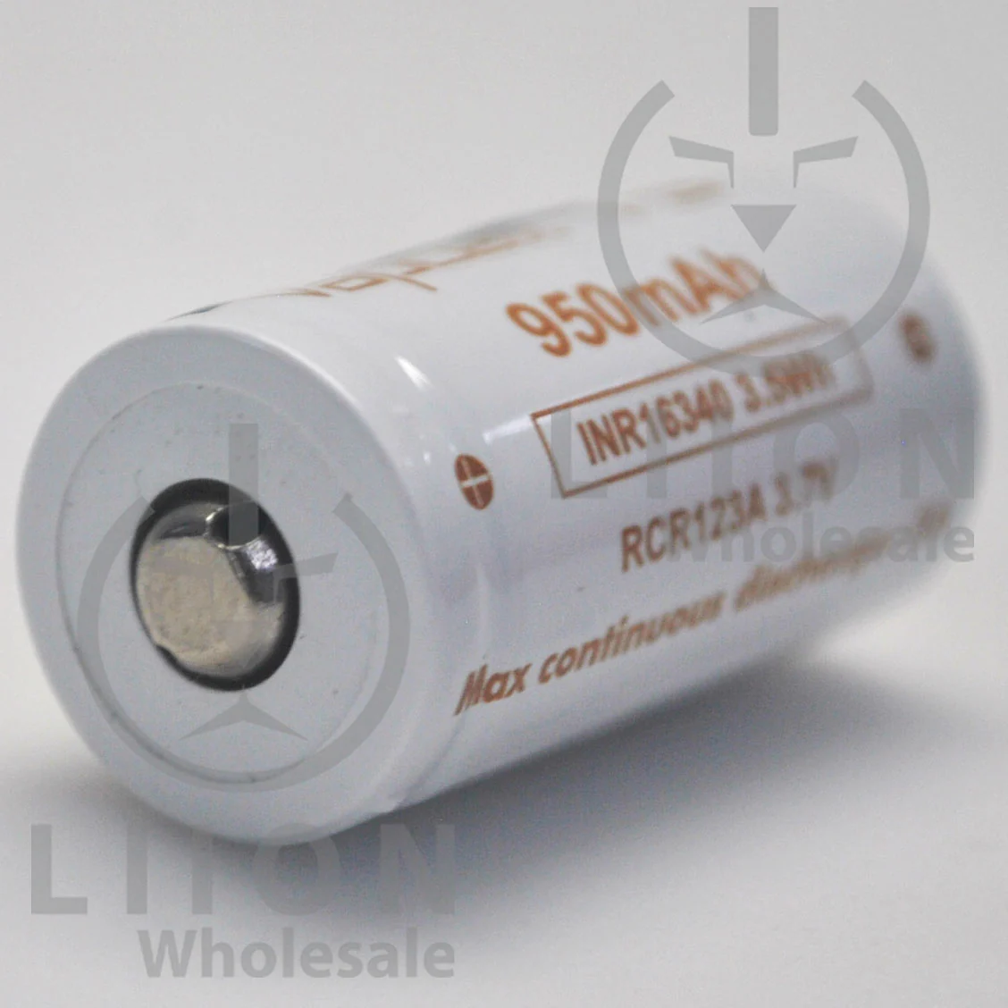 Vapcell T9 16340/RCR123A 3A Button Top 950mAh Battery - Genuine - Image 3