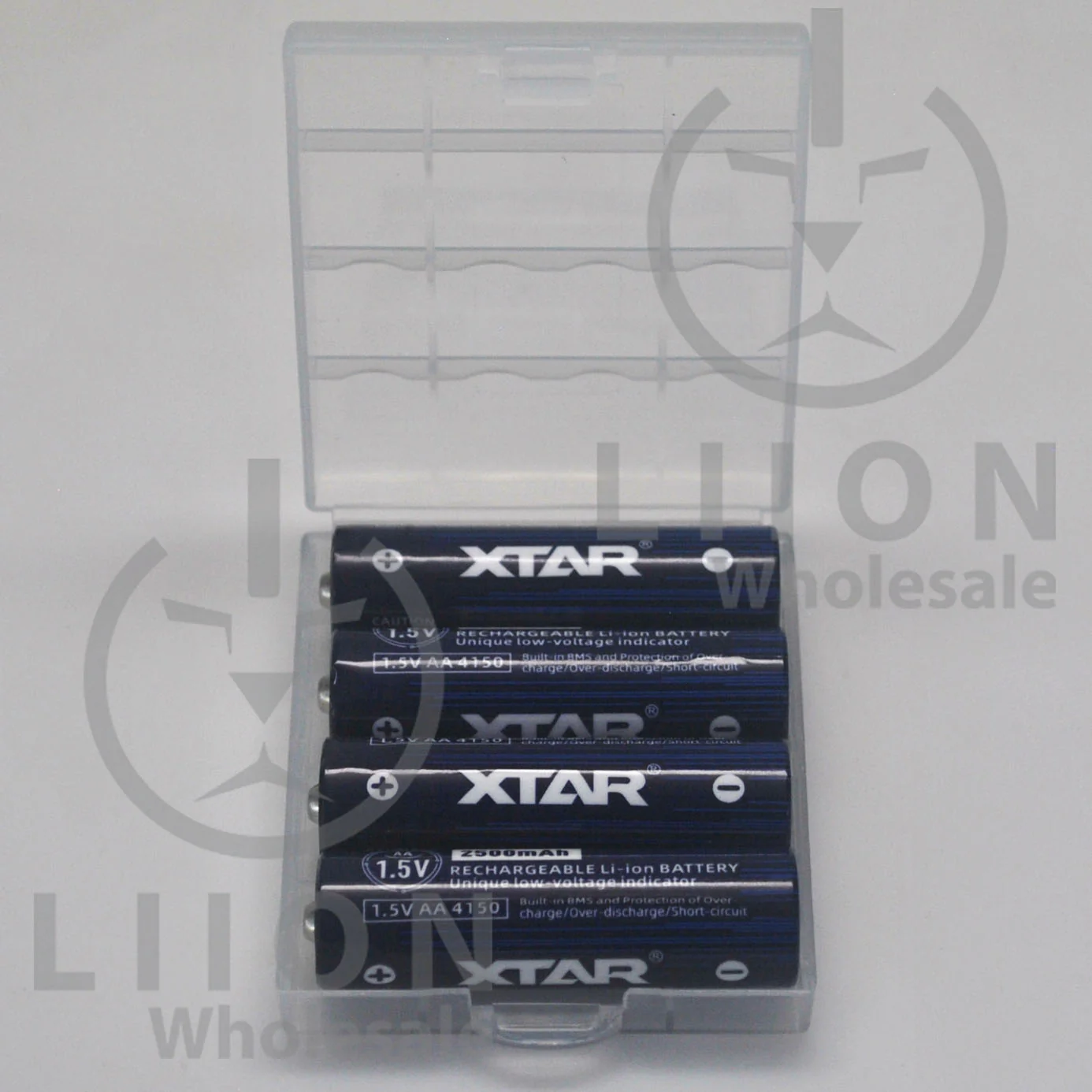 XTAR AA Size Button Top 4150mWh 1.5V 4 Pack Battery Kit - Image 5